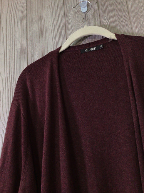 Nic + Zoe 4-way Cardigan Size 2X New